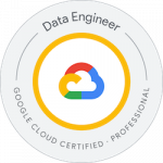 Google Cloud Certified Professional Data Engineer badge